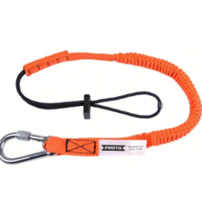 Proto® Elastic Lanyard With Screw Gate Carabiner - 15 lb.