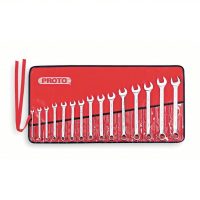Proto® 15 Piece Satin Metric Combination ASD Wrench Set 12 Point - J1200F-MASD