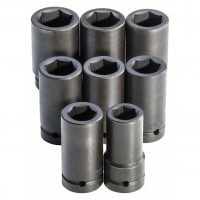 Proto® 1" Drive 8 Piece Deep Metric Impact Socket Set 6 Point - J76104