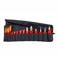 KNIPEX 98 99 13 insulated Tool Roll for works on electrical installations - 15 parts