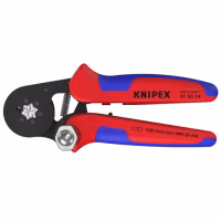 Self-Adjusting Crimping Pliers for wire ferrules